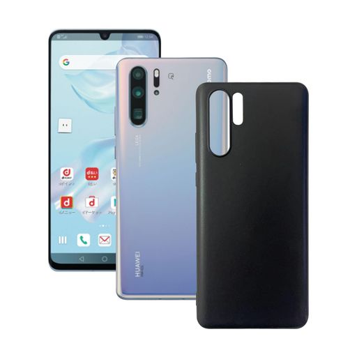 対応HUAWEIP30PROHW-02Lケース【ブラックTPU】米軍MIL規格耐衝撃薄型軽量擦り傷防止落下防止滑り止め指紋防止防塵耐久携帯便利HUAWEIP30PROケースカバー黒い
