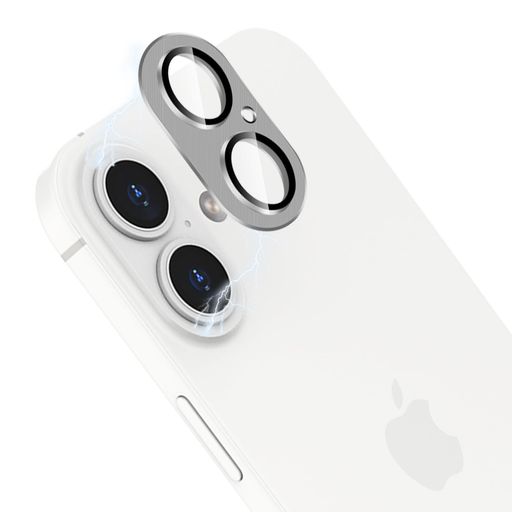 ForiPhone16/16Plusカメラフィルムカメラカバーレンズ保護Greerassアイフォン16/16プラスレンズ保護フィルム強化ガラス日本旭硝子素材飛散防止高透過耐衝撃硬度9Hアルミ合金製(シルバー) ForiPhone16/16Plusカメラフィルムカメラカバーレンズ保護Greerassアイフォン16/16プラスレンズ保護フィルム強化ガラス日本旭硝子素材飛散防止高透過耐衝撃硬度9Hアルミ合金製(シルバー)