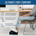 EverlastingComfortエバーラスティング・コンフォートオフィス用フットレスト・足台・デスク用足置き洗えるカバー付き足乗せ台デスク足置きクッション-誕生日プレゼント-フットレストデス…
