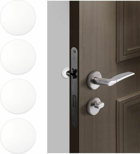 PURAIMA戸当たりクッションドア当たり止めクッションゴム衝突防止ウォールミュート開いたドア50mm-4pcs