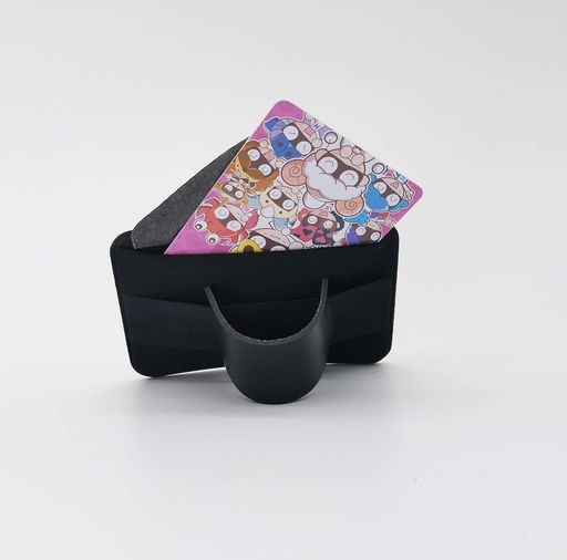 【PINKBLUEDOG】スマホスタンドカードホルダー落下防止携帯ストラップPUライクラ素材薄型軽量全面保護貼るタイプ紛失防止(ブラック) 【PINKBLUEDOG】スマホスタンドカードホルダー落下防止携帯ストラップPUライクラ素材薄型軽量全面保護貼るタイプ紛失防止(ブラック)