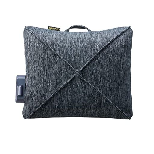 ATEXアテックスルルドマッサージクッション首腰肩背中プレミアムマッサージクッション3DもみネイビーAX..