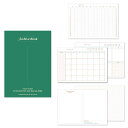 モノライクアンマッチドフレンズ6ヶ月ハードカバーダイアリー08.ヴィンテージグリーンUnmatchedFriendsDiary08.VintageGreen-アカデミックプランナー、ウィークリー&マンスリープランナー