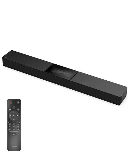ハイセンス 2.1ch サウンドバー スピーカー HS2000N サブウーファー内蔵 Bluetooth/HDMI/ARC対応 2024年モデル ブラック