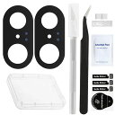 ZHUROUPU2PCSforGooglePixel8のための後部背部カメラレンズガラスの取り替え付着力の前取付けられている専門の修理用具(黒)とのforGoo...
