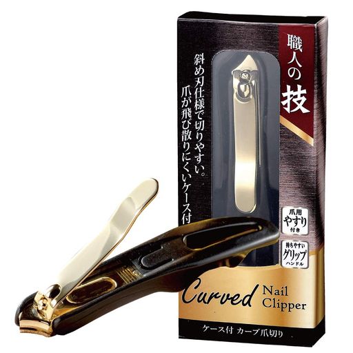 17x22x119mm スチール・ABS 目立つだけではなく、使い勝手も非常に良い横向き刃 特殊形状 カーブ爪切り。 パッケージも豪華に。ギフト景品 ちょっとしたプレゼントに。 インパクト大、シャレで喜ばれる。