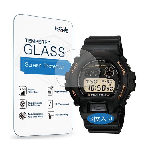 FRGNIE(3枚入り)COMPATIBLEWITHCASIODW6900強化ガラス保護フィルム対応G-SHOCKGW-6900スクリーン保護フィルム