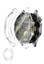 HUAWEIWATCHGT446MM用ケースTPU素材透明HUAWEIWATCHGT4対応46MMプロテクターカバー耐衝撃超薄型軽量指紋防止WATCHGT446MM用保護カバー非ガラス素材黄変防止滑り止め(2)