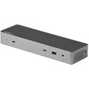 StarTech.comThunderbolt3ドック/USB-C互換サンダーボルト3ドッキングステーション/4K60Hzデュアルモニタ(DisplayPort...