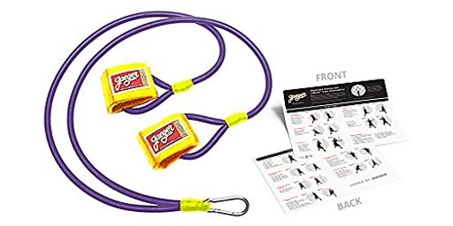 JaegerSportsエクササイズベースボール/ソフトボールJ-バンドレギュラー-(13歳と以上)エリート-パープル/イエロー