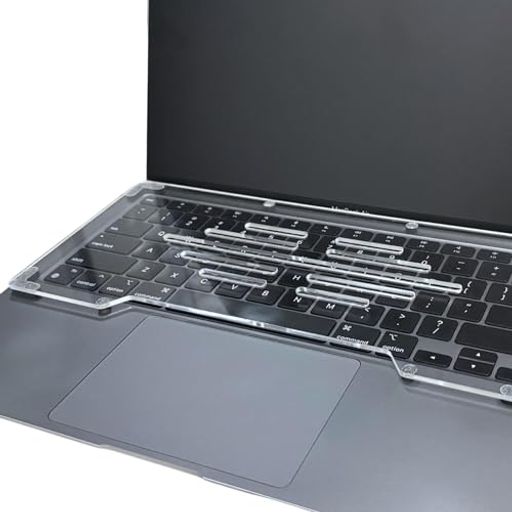 藤倉工房 キーボードカバー ノートPCの上にHHKBなどキーボードを置く 尊師スタイル用の板 MacBook/ThinkPadなどWindowsPCにも対応 強度なアクリル製 熱を逃す通気口付き (透明)