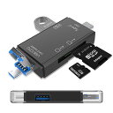 WEKRSUSDカードリーダー3IN1【TYPE-C/USB3.0/MICROUSB】SDカードリーダーTYPE-CUSBSDカードリーダータイプCSDカードリーダーTFカードリーダーUディスクOTG機能高速データ転送(2)