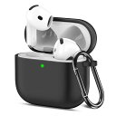 SEEFOXAIRPODS4ケース【2024年発売】AIRPODS第四世代ケースシリコン素材LED可視装着充電可能エアーポッズ4カバー軽量全面保護耐衝撃防塵キズ防止カラビナ付きAIRPODS4対応保護ケース(2)