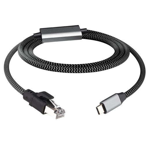 Leehitech 1.2M USB C to RJ45 有線LANケーブル 1000M ギガビット 遅延なし