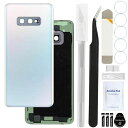 ZHUROUPUforSamsungギャラクシーS10eG970FG970UG970Wのための前取付けられたカメラレンズそして防水前切口のステッカーが付いているforSamsungギャラクシーS10eの背部ガラス