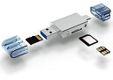 NMNANOMEMORYCARD&TFMICROSDCARDREADER携帯電話とラップトップのためのUSB-CタイプC/USBT-LUCOOKUC-051-3...