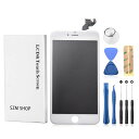 SZMIPHONE6SPLUS修理交換用フロントパネルセットタッチパネルLCD液晶パネルセットフロントガラスデジタイザ(スピーカー+フロントカメラ付き)ホームボタン付きません(6SPLUS白)(2)