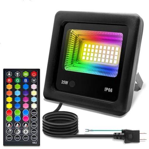 このLED投光器は多様なライト色にサポートします。リモコンを利用して20種に達すライト色の間にご自由に変え、明るさが調整可能です。また、RGB投光器は様々なライト色に無段階切り替えることも可能で、光の色が正しくコントロールすることを実現できます。 タイミング機能付きRGBアウトドア投光器はリモコンを利用して2時間、7時間、12時間に3つのタイミングを設定することができ、毎日設定した時間内に自動で点灯、消灯ができるようになります! 本製品は光の色が自分でカスタマイズできる色変換LED投光器です!リモコンを使用して自分に属する3 つのメモリーライトの色が設定できるため、毎回ライトの色をリセットして設定する必要がありません。