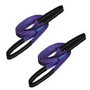 フリーク(Freak)FKベルトスリングCE5ET型両アイ800kg幅25mmx長さ1m2本セット