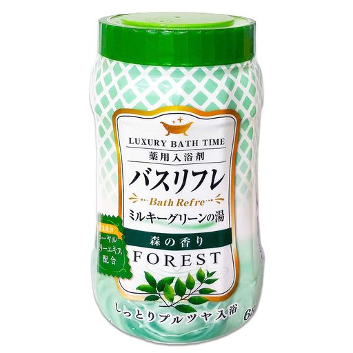 ライオンケミカル薬用入浴剤グリーンのにごり湯緑森林の香り680グラム