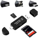 YFFSFDC【TYPE-C/MICROUSB/USB3IN1USB2.0】SDメモリカードリーダーUSBマルチカードリーダーOTGSD/MICROSDカード両対応TYPE-C/MICROUSB/USB接続コンパクト・軽量・多機能(2)