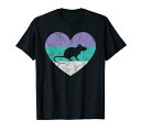 女性&女の子向けマウスギフトレトロキュートTシャツ