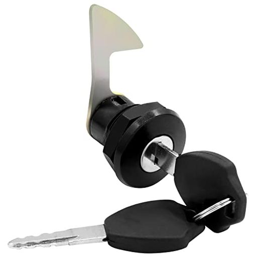 Biqingオートバイトランクロックリアテールボックス2つのキー付き、オートバイストレージボックスロックキャビネットロックツール電気車用