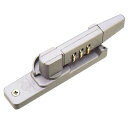 朝日工業万能型交換用ダイヤル式クレセント錠シルバー右小KC-96