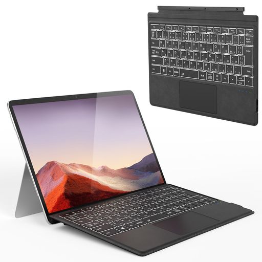 Omikamo サーフェス プロ キーボード ワイヤレス Surface Pro 3/4/5/6/7/7+対応 JIS標準日本語配列 ブラック