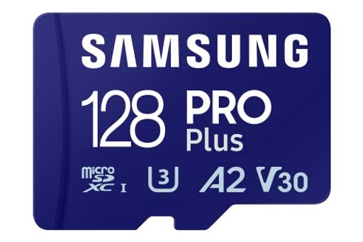 Samsung PRO Plus microSD Speicherkarte (MB-MD128SA/EU), 128 GB, UHS-I U3, Full HD & 4K UHD, 180 MB/s Lesen, 130 MB/s Schreiben,