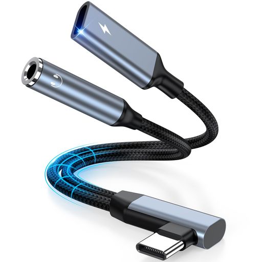 【2024HiFi音質】タイプCイヤホン変換L字型タイプcアダプタ2in1アダプタType-Cto3.5mmPD60W急速充電同時通話可能音楽調節DAC搭載Hi-Fi音質type-cイヤホン変換器リモコン