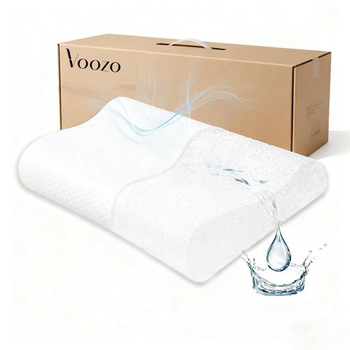 Voozo まくら ファイバーピロー 高反発硬め 2 段階高さ調整 耐圧分散 寝返りしやすい 抗菌防臭 通気性良好 仰向け 横向き 首の痛み緩和 安眠快眠 丸洗い可能 (硬さかたい【硬さ星(塗り潰し)…