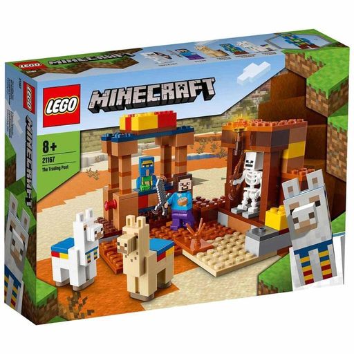レゴ (LEGO) おもちゃ マインクラフト 村人の交易所 男の子 女の子 マイクラ Minecraft 子供 グッズ ゲーム 玩具 知育玩具 誕生日 プレゼント ギフト レゴブロック 21167 8歳 ~