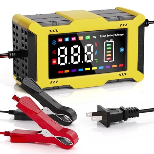 【幅広いバッテリーに対応】12V鉛蓄電池(開放型・AGM・密閉型)に加え、12Vリン酸鉄リチウム(LiFePO4)バッテリーにも対応しています。対応車種は非常に幅広く、普通車、オートバイ、軽自動車、バン、トラック、草刈り機など、さまざまな12Vバッテリーにご使用いただけます。コンパクト設計で、収納や持ち運びも簡単。ガレージや車内に常備しておくのにも最適です。 【多重保護機能】逆接続、ショート(短絡)、過放電、過充電、過熱など、さまざまな異常に対応する保護回路を内蔵。万が一ト逆接続、警告音でお知らせするため、操作ミスや機器の損傷を未然に防ぐことができます。初心者の方でも安心してお使いいただけます。 【修復機能付き】長期間放置されるバッテリーや、電圧が低下したバッテリー、劣化が進んだバッテリーに対しては、専用の修復モードを搭載。パルス充電を行うことで、内部に蓄積されたサルフェーション(硫酸鉛の結晶)を除去し、バッテリーの性能を回復します。修復モードは、3-4時間後に自動的に最初のモードに切り替えて充電されます。(リン酸鉄リチウムは修復モード使用禁止。