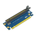 WLGQPCIeX1690オス~メス度ライザーカードステアリングカード、PCIExpressPCI-Eアダプターカードスロット保護(2)