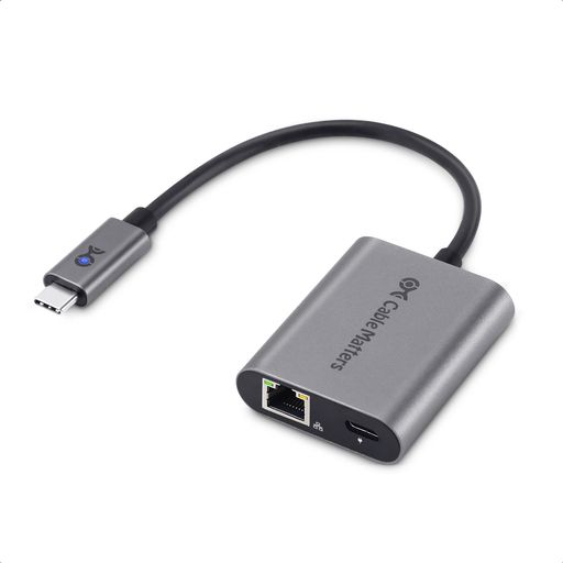 CABLE MATTERS USB TYPE C LAN有線アダプター 2.5GBPS超高速通信 2 IN 1 USB-C 2.5G有線LANアダプター 100W PD急速充電 USB-C 2IN1 LANアダプター TYPE C TO