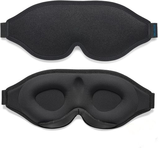 YIQFOCA睡眠用アイマスク、睡眠、昼寝、瞑想、旅行用3D立体軽量目隠し2024年の革新的な男女兼用(ブラック) YIQFOCA睡眠用アイマスク、睡眠、昼寝、瞑想、旅行用3D立体軽量目隠し2024年の革新的な男女兼用(ブラック)