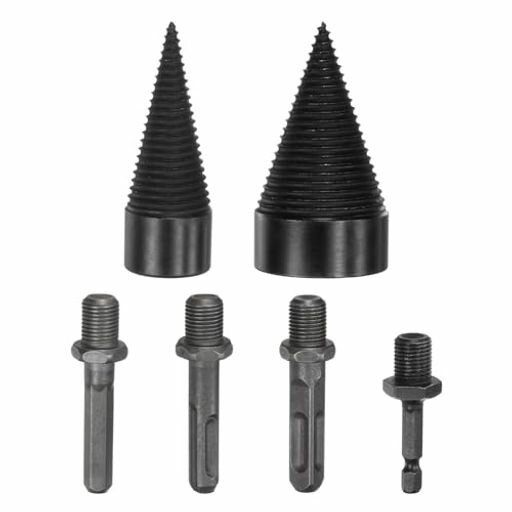 樂天商城 - MMETERXITY2パックのウッドスプリッタードリルビット32mm50mm4つのハンドル(スクエアラウンドヘックスシャンク小さなヘックス)ファミリー/アウトドア/ストーブ/ファーム用の薪割りドリルビ…