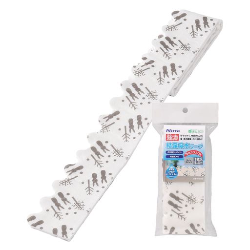 ニトムズ結露吸水テープ60スノーラビッツ窓のり残しない幅6cmx長さ90cm1巻入HH0008(3.0)