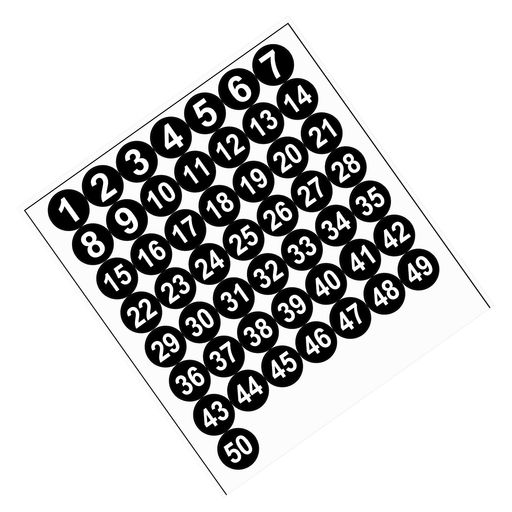 METALLIXITY 饦ɥʥСƥå 38MM 50 PVC ֹ1 ~ 50 Ǵ٥ѼǼܥå ᡼ܥå...