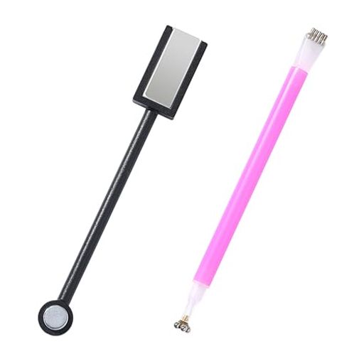 【自由にDIY】「マグネットジェル専用磁石」!あなたは様々なデザインを持ち、あなたが望むデザインを作ることができます!磁性ジェルで磁性ネイルを楽しむ8分音符 【よい磁力と持ち運び便利】優れた磁力は5-10秒以内に猫眼の爪を簡単に助けることができ、複雑な図案でも簡単に拾うことができます。コンパクトで軽くて持ち運びが簡単です。 【使いやすい】磁石を爪に近づけて約10秒間留めて、爪の表面に触れないようにしてください。5-10秒で簡単に3Dキャッツアイ効果を得ることができます。いつでもどこでも使用でき、猫眼ネイルが簡単に作れます。どんなに複雑なデザインでも、簡単にできます。注意:このツールはキャットアイポリッシュと一緒に使うべきです。 【幅広い用途】お好みで爪を美しくすることができます。ジェルが固まる前にキャッツアイ効果を作り、あなたが一番好きなキラキラしたデザインを作ります。専門サロン、美容室だけでなく、自宅でもご利用いただけます。お友達へのネイルプレゼントにもぴったりです。