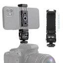 XILETU電話クリップホルダーデジタル一眼レフカメラ用1/4ホット靴ネジアダプター三脚マウント電話クリップブラケットスタンド60CM拡張可能スマホ/雲台/三脚などに対応(2)