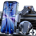 スマホホルダー車ACMEZING車載ホルダー【業界改良3段クリップ式+3軸機械式伸縮アーム】車スマホスタンドカー用品携帯ホルダー車エアコン吹き出し口&超強力真空吸盤兼用2in1片手操作安定…(2)
