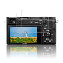 【2枚セット】対応SONYΑ6400/Α6500/Α6300/Α6000/Α5100保護フィルム耐衝撃撥油性液晶ガラスフィルム高透過率超薄型飛散防止気泡なし指&...