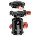 IFOOTAGE自由雲台三脚ボール雲台MP30デュアル360°パノロミック撮影三脚ボール雲台ボールヘッドマウント三脚一脚スライダーデジタル一眼レフカメラ用プロア...