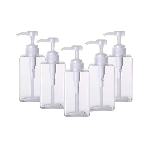 SHIHEER詰め替えボトル5個セット100ml詰め替えボトルポンプソープシャンプー詰め替えボトル洗剤ミニ旅行用おでかけセットシャンプーボトル可愛い携帯便利小分け漏れ防止出張旅行用コン…(3.0)