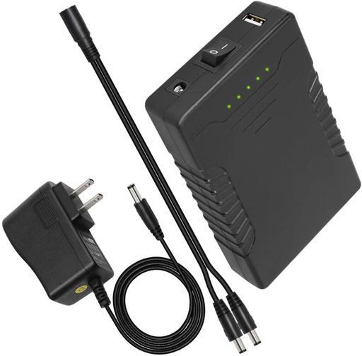 TALENTCELL12V6000MAH充電可リチュームイオン電池ユニット、DC12Vと5VUSBダブル出力口付き携帯型電源、ケーブルLEDやカメラ及びスマホーなどの設備に対応できます