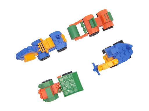 Other - 小物玩具くみたてブロックけんせつ車50個入り