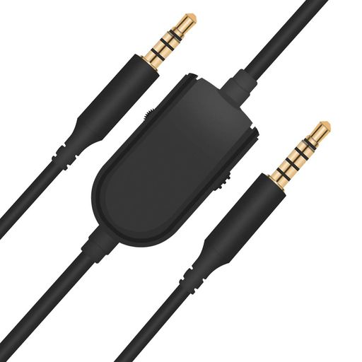 A10A40交換用ケーブルインラインミュートボリュームコントロールヘッドフォンオーディオ延長ケーブルAs..