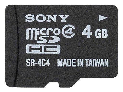 規格:microSDHC スピードクラス:Class4 UHSスピードクラス:非対応